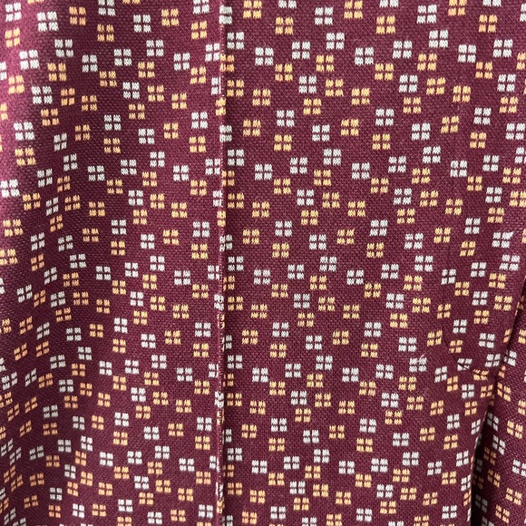 Free People burgundy patterned knit pants size 10 - Picture 2 of 3